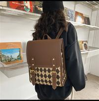 Gambar OneBear Ransel Mini Wanita Korea Model Retro Tas Bahu Lucu Sekolah vintage Korean Style Backpack Sekolah Perempuan Stylish Hitam LM26 - Putih dari ONEBEAR.ID undefined 5 Tokopedia