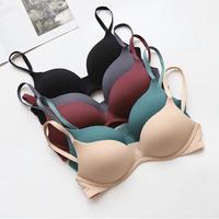 Gambar Bra Seamless Wanita Busa Tipis Cup Kecil Tanpa Kawat BH Bralette Import 1180 - RED, 36 dari Celyne Shop_NEW undefined 4 Tokopedia