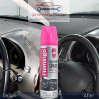 Gambar Flamingo Silicone Spray 450 ml - Cairan Wax Perawatan Interior Mobil dari Sinar Maju Pitstop undefined 3 Tokopedia
