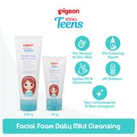 Gambar PIGEON TEENS FACIAL FOAM DAILY MILD CLEANSING 100ML| Kulit Kering | Sabun Cuci Wajah Remaja | Pembersih Muka Remaja - Daily Mild dari Pigeon Teens ID undefined 4 Tokopedia
