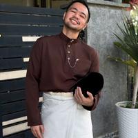 Gambar Setelan Baju Teluk Belanga COKELAT MAHOGANY[Baju Dan Celana] - S dari Athayaazima undefined 1 Tokopedia
