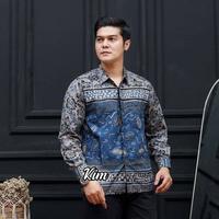 Gambar Kemeja Batik Lengan Panjang Motif Godong Gedang - Baju Formal Polymicro Adem dan Nyaman - Pria, Polymicro Batik Pria Kemeja Batik Lengan Panjang SIZE M L XL XXL Kain Pekalongan Casual Seragam Kerja - Godong Gedang, M dari Perkokoan id undefined 1 Tokopedia