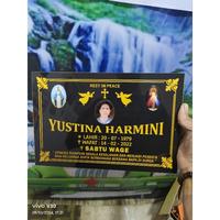 Gambar BATU NISAN KRISTEN FOTO 20X30CM / 30x30CM - 30 x 30cm Pakai Foto dari Genchima undefined 2 Tokopedia