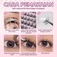 Gambar Luxaza Feline 3D Bulu Mata Natural Curl 30 & 100 Tumpukan Bulu Mata Palsu B Curl 12mm Eyelash Extension Bulumata Mudah Dilepas Tanpa Lem Dapat Digunakan Kembali Alat Mata Khusus Tahan Lama Bulu Mata Gaya Korea Set Pesta Makeup Sempurna Daily Look - 30Bulu Mata Biasa With Tools dari Modelones ID undefined 2 Tokopedia