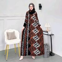 Gambar Gamis Batik Cap Cantik Asli Pasar Klewer Solo dari DASTER ASTIN MURAH SOLO undefined 1 Tokopedia