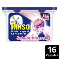 Gambar Rinso Detergent Matic 16 Capsule Sakura Blossom dari warungnya61 undefined 1 Tokopedia