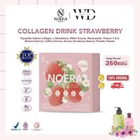 Gambar Noera Collagen Drink Strawberry With Birdnest and Saffron Extract - Minuman Kolagen - Noera Kolagen Drink - Suplemen Kolagen Glutathione - NEW Noera Collagen Drink - 1 Box (15 Sachet) dari @WD.ID undefined 1 Tokopedia