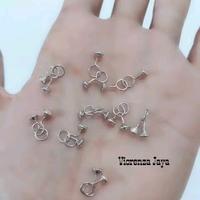 Gambar ANTING TOGE PERAK 925 LAPIS EMAS PUTIH / PERHIASAN WANITA SILVER 925 /ANTING TOGE ANAK -ANTING BAYI-  ANTING DEWASA PERAK ASLI /AT83 Earrings - 0.25 gram ( bayi atau anak) dari Viorenza Jaya undefined 3 Tokopedia