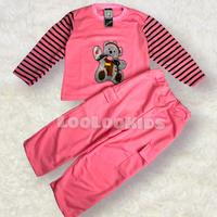 Gambar Setelan Cargo Anak Perempuan 1-7 Tahun Boneka - Stelan Kargo Baju Celana Panjang Viral Wanita Terbaru - Pink Baby, 1 Tahun dari LooKids undefined 1 Tokopedia
