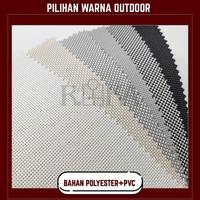 Gambar TIRAI OUTDOOR ROLLER BLINDS TIRAI GULUNG TAHAN AIR DAN PANAS/CAHAYA - SOLARSCREEN/SUNSCREEN blind - 150cm, 100cm dari ROKA INTERIOR undefined 3 Tokopedia