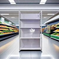 Gambar Rak Susun Serbaguna Baja Stainless Dengan Tiang Untuk Display Barang Jualan Supermarket Toko Gudang - Label panjang * 1.2m dari Khatriku undefined 3 Tokopedia