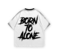 Gambar Kaos Oversize Dxpro Born To Alone White Heavy Cotton FS - PUTIH, S dari Dxpro Apparel undefined 4 Tokopedia