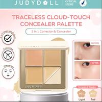 Gambar [BPOM ORI] Judydoll Concealer Palette Judydoll Traceless Cloud Touch Concealer Palette - 01 Light dari BeautyTrendStore_NEW undefined 3 Tokopedia