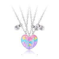 Gambar Kalung Perhiasan Persahabatan Sahabat Sejati Modis Dapat Disesuaikan 3 Buah - 3pcs/set dari BearMall undefined 2 Tokopedia