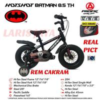 Gambar PREMIUM Sepeda bmx pacific 12 16 18 inch rem cakram batman ban jumbo gede anak 3-9 tahun high quality sni new - HITAM GOLD, 12 INCH 3-6 TAHUN dari Guest Item Clips undefined 4 Tokopedia