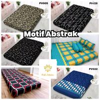 Gambar Sheets & Pillowcases Sarung Kasur Resleting Busa Ukuran 90x200x15/100x200x15  Kain Bunga Non  Bantal Guling sprei katun dingin Motif bed rubber • flaminggo navy • gambar bebas dicuci zizga biru tencel lyocell tosca abu cover springbed ramah untuk kulit mi - The jungle, 100x200x15 dari AriefCollection undefined 3 Tokopedia