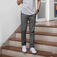 Gambar Celana Panjang Chinos Pria Original HB Boss Pants  Premium Stretch Diamond Panjang Katun Slim Fit Slim Formal Casual Pria Lembut celanachinos minimalis Hitam - HITAM, 28 dari Annisashopjember undefined 3 Tokopedia
