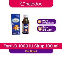 Gambar Forti-D 1000 IU Sirup 100 ml - Suplemen Vitamin D untuk Lanjut Usia, Ibu Hamil, dan Menyusui dari Halodoc_NEW undefined 1 Tokopedia
