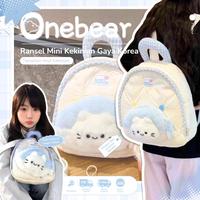 Gambar Ready Tas Bahu Lucu fashion backpack kecil mini ins kekinian tas sekolah PelajarWanita Kuliah tas ransel  korea import  tas cantik tas sekolah y2k aesthetic tas ransel mini tas sekolah anak  cewek backpack lucu korea LM68 - putih dari ONEBEAR.ID undefined 1 Tokopedia