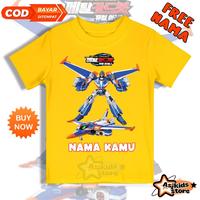 Gambar Kaos Anak Metal Cardbot Siero / Baju Anak Robot Usia 3-12 Tahun Free Nama Fashion - Hitam, S dari pinn.kidz undefined 5 Tokopedia