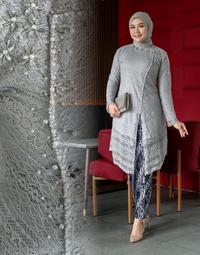Gambar New Kebaya Tunik Janggan Brokat Payet Super Elegan Baju Kebaya Pesta Kondangan Keluarga Kebaya Wisuda Wanita Terbaru - HIJAU BOTOL, XL, ATASAN SAJA dari RIN KABAYA undefined 5 Tokopedia
