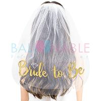 Gambar Crown Mahkota / Veil Pengantin Bride To Be / Kacamata Bride To Be - Crown BTB Putih dari Balloonable undefined 3 Tokopedia