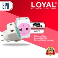 Gambar Loyal Steker T LY917 Yunior Steker T LY 917 Steker Listrik Colokan Listrik 3 Lobang - 1 Pieces dari EPU Express undefined 1 Tokopedia