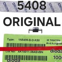 Gambar ORIGINAL DIODA DIODE RECTIFIER 1N5408 1N 5408 IN5408 1n in 5408 3a 1.000v 1kv 1000v 1000 3 a v volt  ASLI ORI KOREA RECTRON BUAT ELEKTRONIK PSU MOTOR TRAVO AC TO DC PENYEARAH  TEKUK KAKI 2 dari lasman toji undefined 1 Tokopedia
