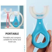 Gambar Sikat Gigi Anak Bentuk U Shape Silikon Halus Lembut Bayi Umur 2-12 Tahun Kids Toothbrush dari PARINAH aksesoris TERRBATRRRRU undefined 2 Tokopedia