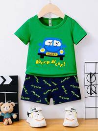 Gambar Baju Setelan Anak Laki-Laki Pakaian Anak Laki-Laki Lengan Pendek Katun PE Parsel Fashion dengan Desain Unik untuk Anak Laki-Laki - merah playstation, S dari Vamorakids undefined 5 Tokopedia