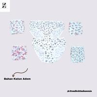 Gambar 3 PCS  CEWEK,Motif bunga, Bahan Katun,Adem, nyaman di gunakan sehari hari, Celana Dalam Wanita, Bisa digunakan  anak- anak dan dewasa, Remaja. Busa, Celana Dalam Wanita Celana Dalam Wanita set pakaian dalam Pendek Pita Boxer - S, 3 PCS Warna Random  dari Zendivit indonesia undefined 5 Tokopedia