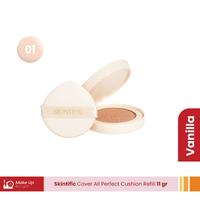 Gambar Skintific Cover All Perfect Refill Air Cushion High Coverage Poreless&Flawless Foundation 24H Long-lasting SPF35 PA++++ - Refill - 01 Vanilla dari citracosmetic makassar undefined 3 Tokopedia