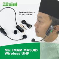 Gambar Al Hilal - Mic Bando Charger Imam Masjid Ceramah Kutbah MC Presentasi Intruksi Senam Wireless Microphone UHF Mikrofon dari Karpet Masjid Al Hilal undefined 3 Tokopedia