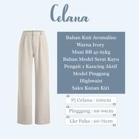 Gambar One Set Wanita | Blue Outfit (Blouse + Celana Kulot + Jilbab Bella Square) Ootd Hijab Casual Setelan Baju Remaja HO53N - One Set 3in1 dari Holaa Set undefined 5 Tokopedia