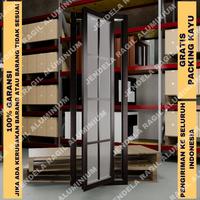 Gambar Jendela Aluminium 1 Daun Swing Ornamen Ukuran Tinggi 90 x Panjang 50 Cm (90x50) Gratis Packing Kayu - Putih, Kaca Bening (Clear) dari Jendela Ragil Aluminium undefined 4 Tokopedia