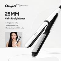 Gambar CkeyiN Plat Terapung 5-kecepatan Penyesuaian Suhu Pelurus rambut 25MM Catokan dari CkeyiN-ID Local undefined 1 Tokopedia