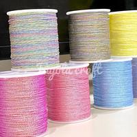 Gambar 1 ROLL SHINE STRING / TALI METALIK / TALI GELANG METALIK - Biru dari Fayola Craft undefined 1 Tokopedia