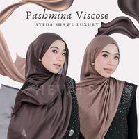 Gambar Heva - Pashmina Syeda Viscose Shawl Flowly Jilbab Muslim Wanita 180cm x 70cm Viscose Premium Luxor 50++ Warna - Modal Berlin Wood dari Hevafsid undefined 4 Tokopedia