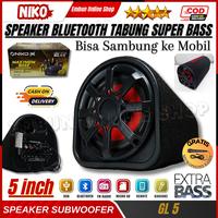 Gambar Speaker Bluetooth Niko GL5 Extra Bass ( Gratis Mic ) Speaker 5 Inch Bisa Di Sambung Ke Aki Speker Aktif / Subwoofer Mobil Super Bass ~ Embun Online Shop - Tanpa Mic dari Embun Online Shop_NEW undefined 1 Tokopedia