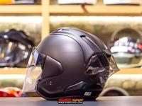 Gambar Helm Motor ARAI VZ-Ram Plus Flat ack Half F Helmet Sun Visor Tour dari Xtreet Helmet undefined 3 Tokopedia