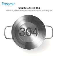 Gambar [DEAL] NEW freemir Panci Stainless 304 Deep Fryer 20 cm Anti Lengket Masak Lebih Sehat Food Grade Multifungsi Penggorengan Kitchenware - 20 cm SuS 304 dari freemir Indonesia Store undefined 3 Tokopedia