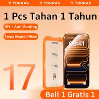 Gambar TORRAS tempered glass compatible for tidak pigingri hitam tempered glass iphone 17 Pro iphone 17 pro max anti gores anti spy Antigores transparan 16 Clear tempered iphone anti-mengintip screen protector 15 Clear Full Cover LayarPrivacy Privasi - Follow toko gratis 1 , iphone 17 Pro Max dari TORRAS.INDONESIA undefined 1 Tokopedia