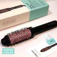 Gambar KESHAH Thermal Brush 1.5 Inch Catokan Pengeriting Pelurus Volumizer Rambut Tourmaline Ceramic Ionic Sisir Panas Curly Blowout - Straightener dari Keshah undefined 3 Tokopedia