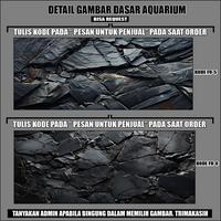Gambar Background Aquarium Stiker Hiasan Wallpaper Aquascape Sticker Vinyl Premium Tema 3D batu - 30 X 15 dari GD Sticker undefined 5 Tokopedia