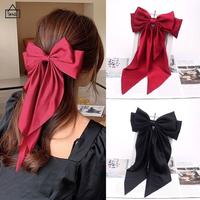 Gambar (Bisa Untuk HIjab) Jedai Jepit Rambut Jepitan Wanita Pita Besar Panjang Lucu Ekor Panjang Aksesoris Fashion Gaya Korea Korea Thailand Premium Ori Original - Hitam dari Crecent Cell undefined 4 Tokopedia
