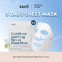 Gambar [Value Pack] Dear Klairs Rich Moist Soothing Tencel Sheet Mask 25 mL - 5 pcs dari Dear Klairs Indonesia undefined 1 Tokopedia