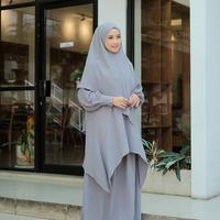 Gambar Setelan Muslimah Set Hijab FREE Cadar | One Set Crinkle | Abaya Naswa Syar'i | AZQIARA SAHABAT HIJRAHMU gamisabaya abaya  Basic Airflow Khimar - sage dari Azqiara Fashion Muslim undefined 3 Tokopedia
