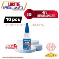 Gambar (10 Pcs) Loctite 495 T Adhesives Lem Serbaguna 20 Gram Box Lem 495 20G 10 Pcs dari Anker Official undefined 3 Tokopedia