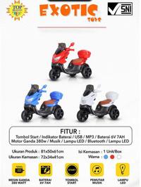 Gambar Motor Aki Anak EXOTIC FRONTLINE - Merah dari Idola Bike Shop Batam undefined 1 Tokopedia