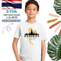 Gambar KAOS ANAK SOUVENIR OLEH OLEH THAILAND PREMIUM QUALITY - BANGKOK 99 KIDS, 2-3 dari wonzoo tshirt undefined 2 Tokopedia